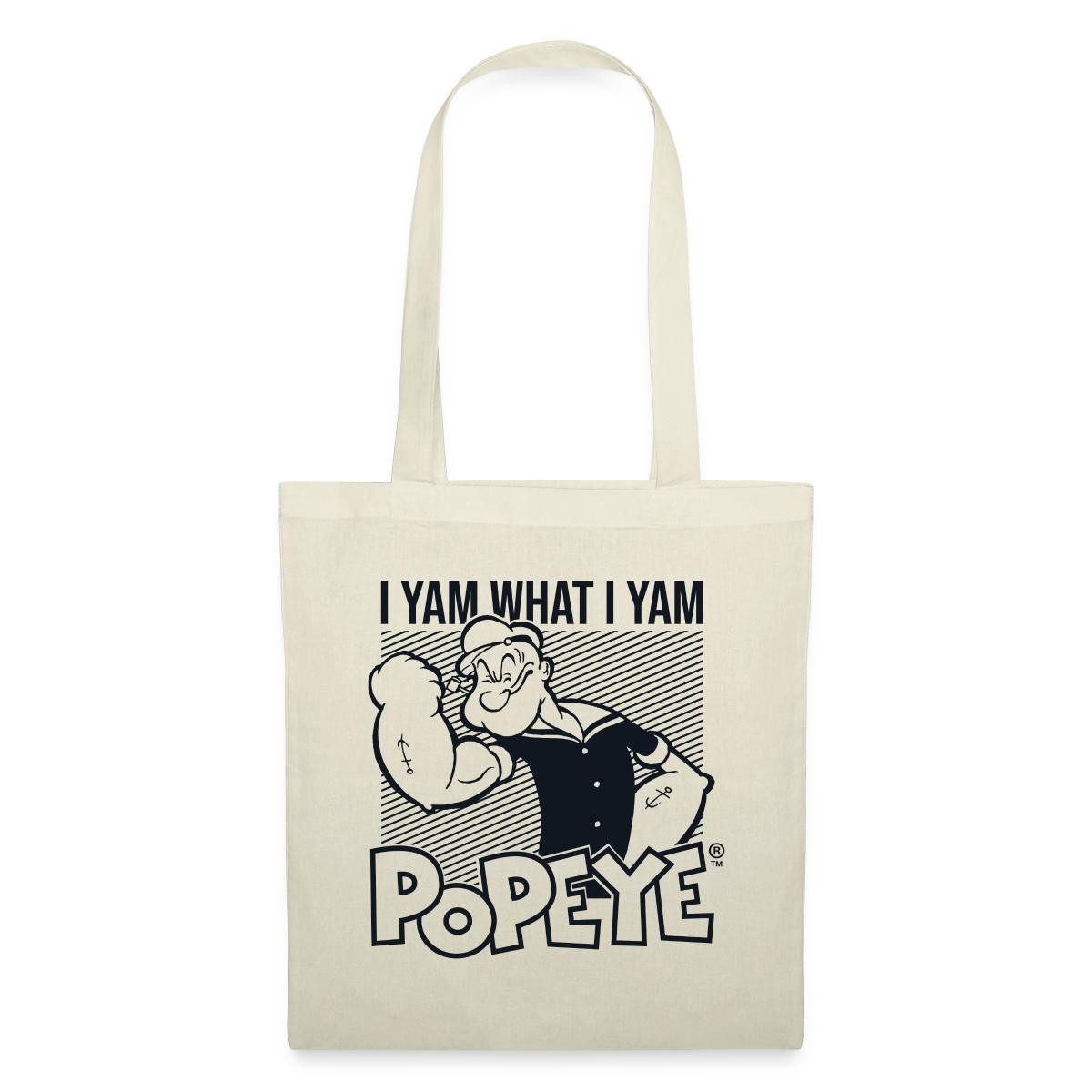 Henkeltasche Popeye I Yam What I Yam Stoffbeutel