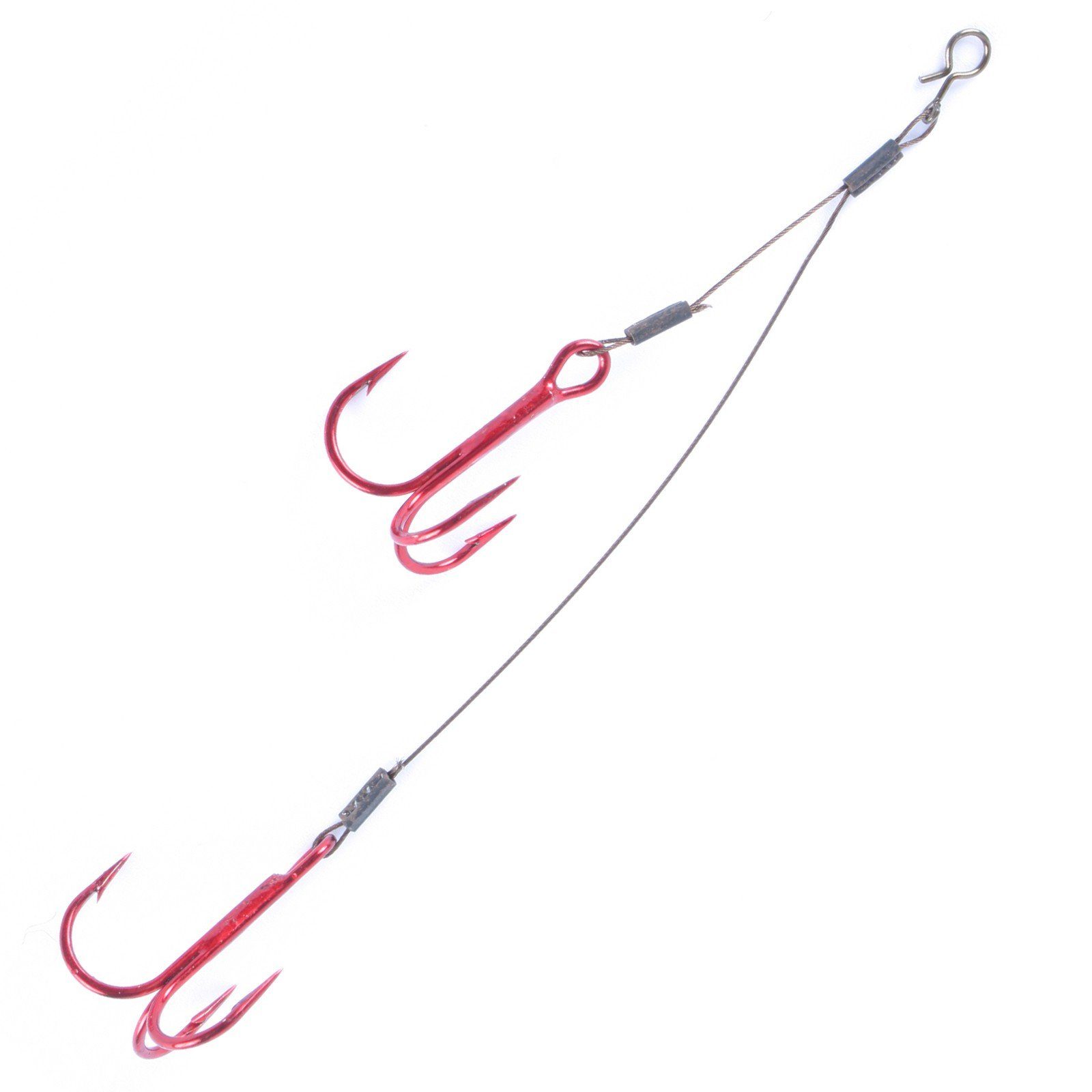 flexonit Vorfachschnur, flexonit KFPD3 Doppelt mit Clip 0,36mm/11,5kg Gr. 4 Stinger