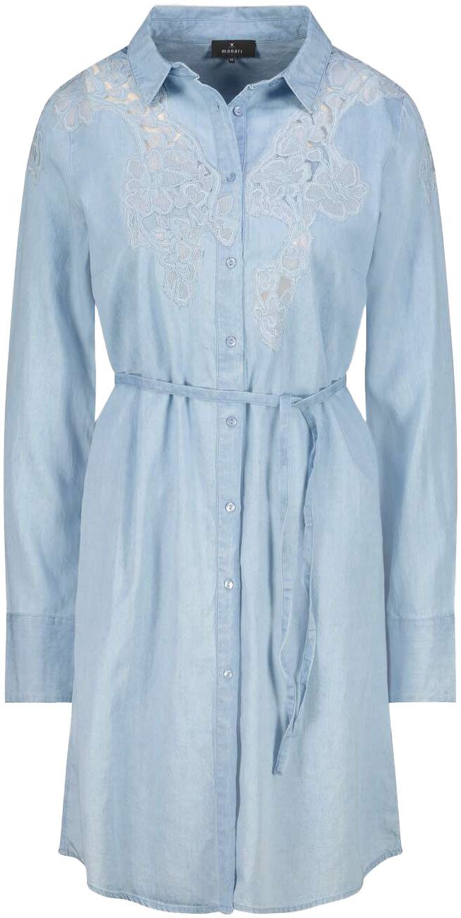 Monari Jeanskleid mit Bindegürtel
