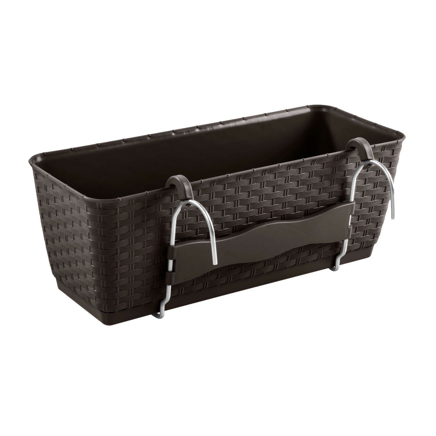 Balkonkasten Ratolla Umbra 39x16x14,5cm Bewässerungssystem günstig online kaufen