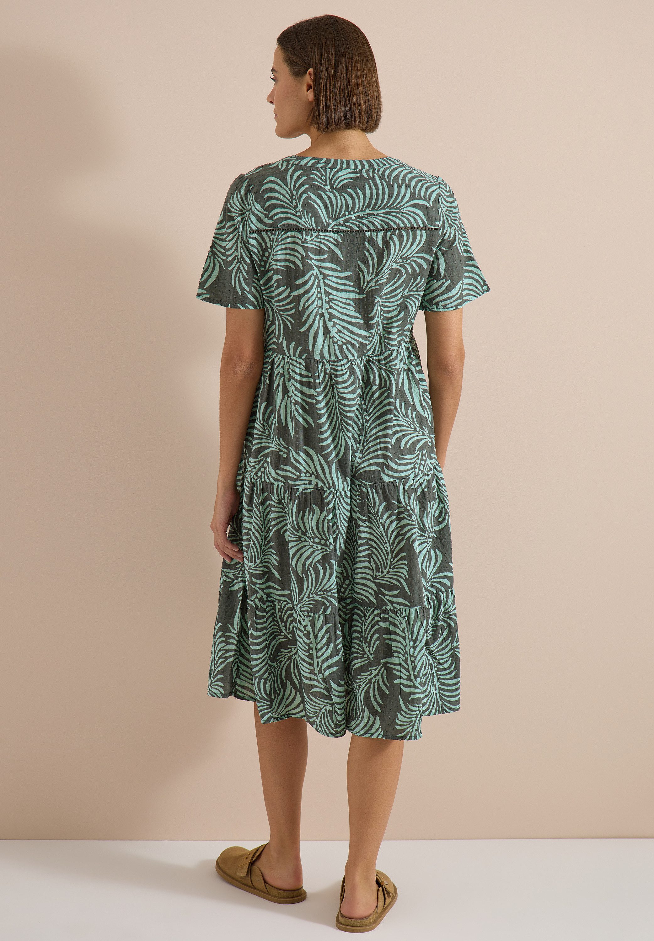 CECIL Midikleid aus 100% Baumwolle