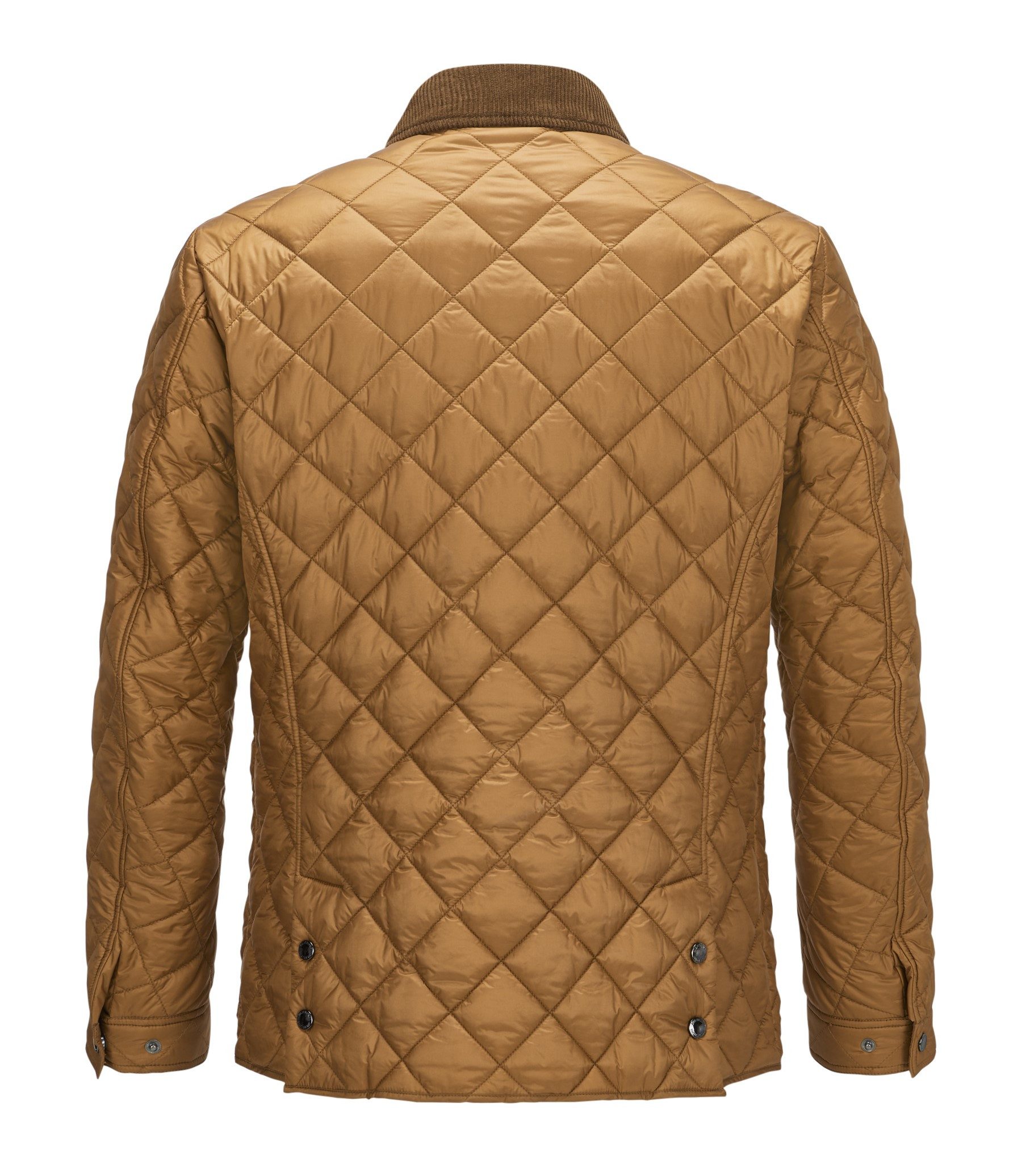 Milestone Steppjacke MSSeattle im klassischen Rautenstepp mit Kordkragen