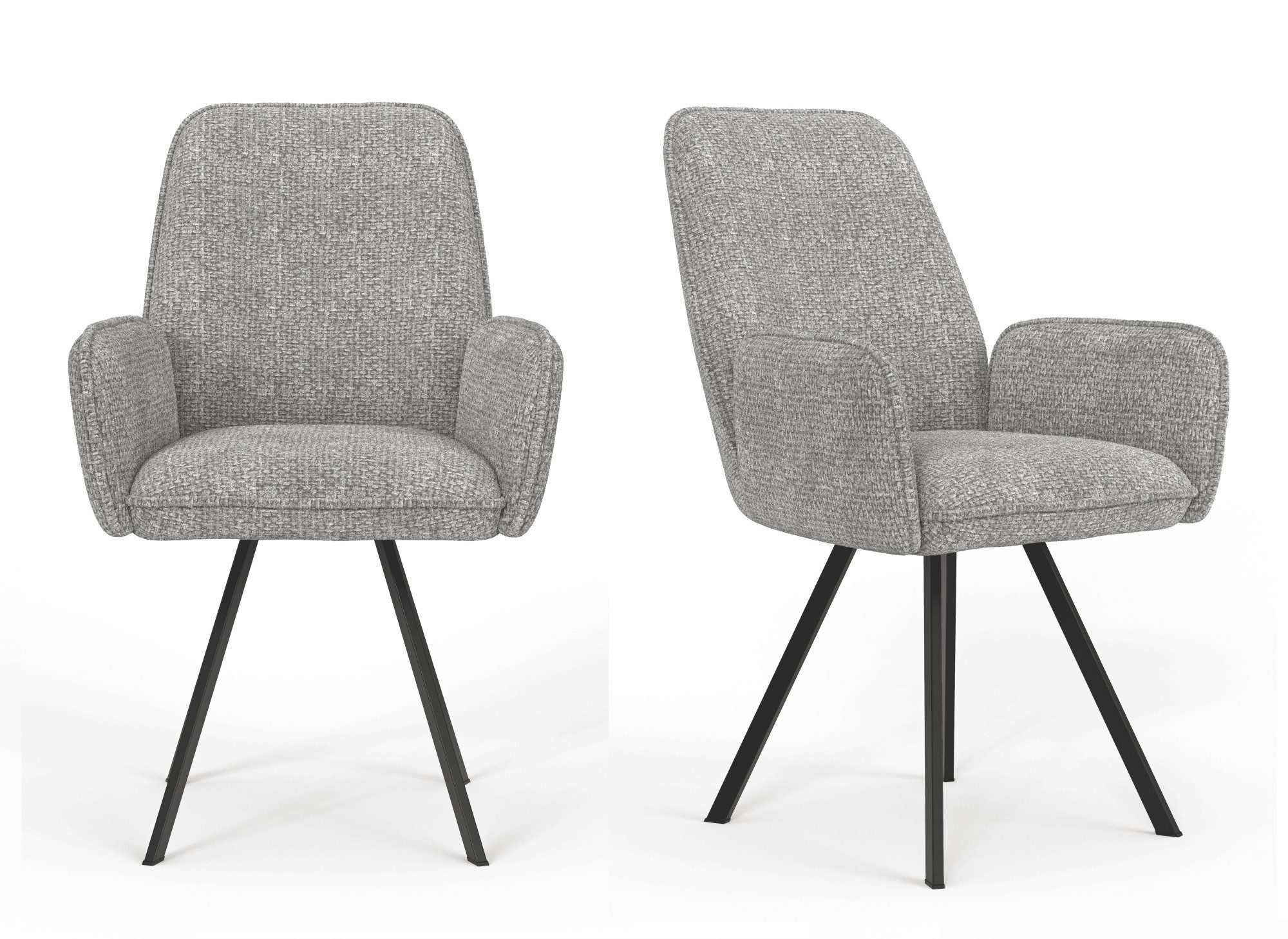 Home affaire Armlehnstuhl Mily Esszimmerstuhl, Polstersessel, Wohnstuhl, Es günstig online kaufen