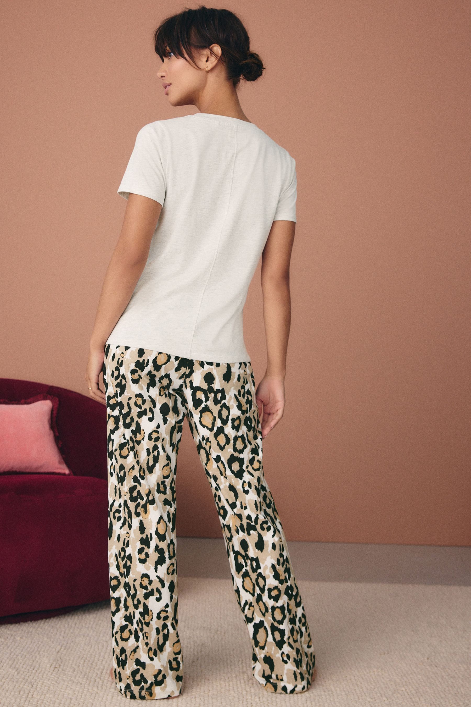 Next Pyjama Kurzarm-Schlafanzug aus 100 % Baumwolle (2 tlg) günstig online kaufen