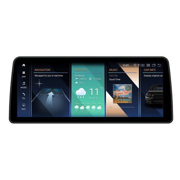TAFFIO Für BMW X1 E84 CIC 12,3" Touchscreen Android GPS CarPlay AndroidAuto Einbau-Navigationsgerät