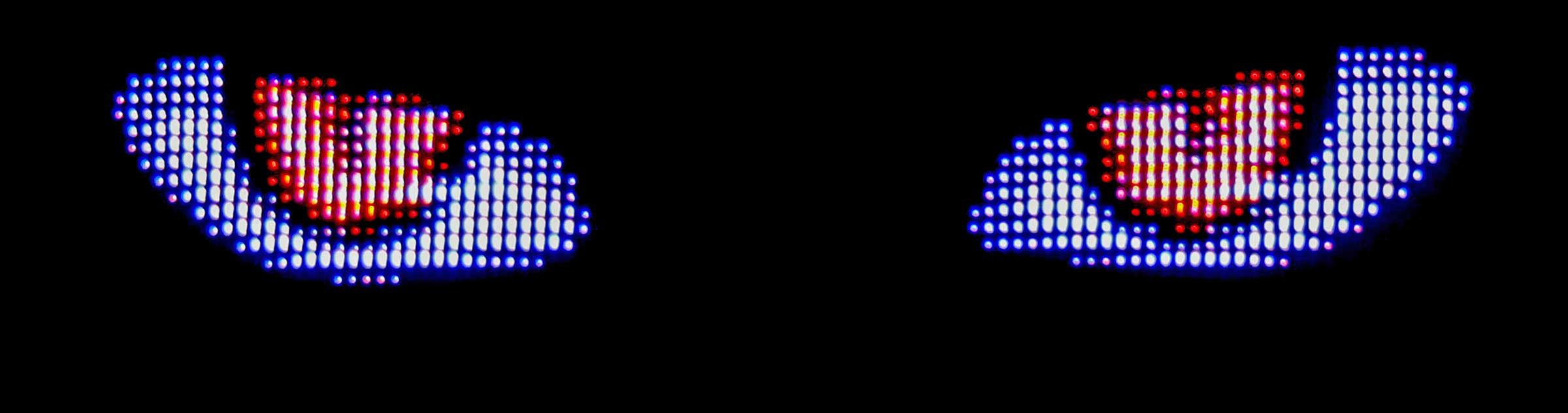 All Ride LED Panel Devil's Eye für LKW, Fahrerhausbeleuchtung, LED fest integriert, Farbwechsler, LKW Teufelsaugen