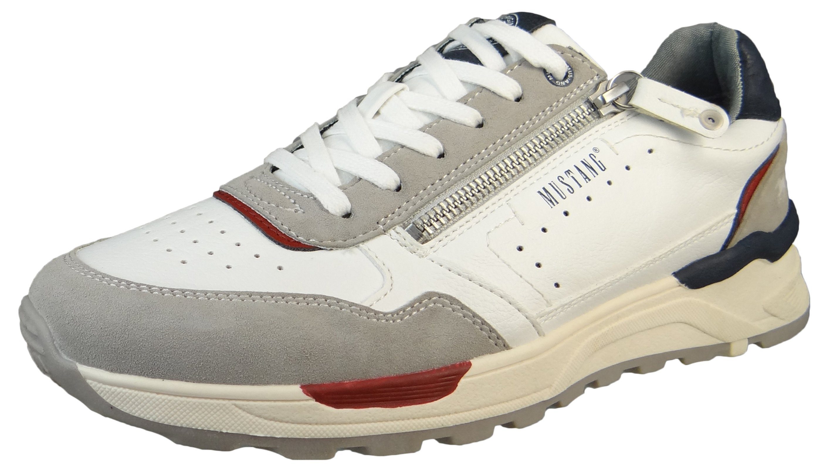 Mustang Shoes 4186307 219 hellgrau/weiss Sneaker