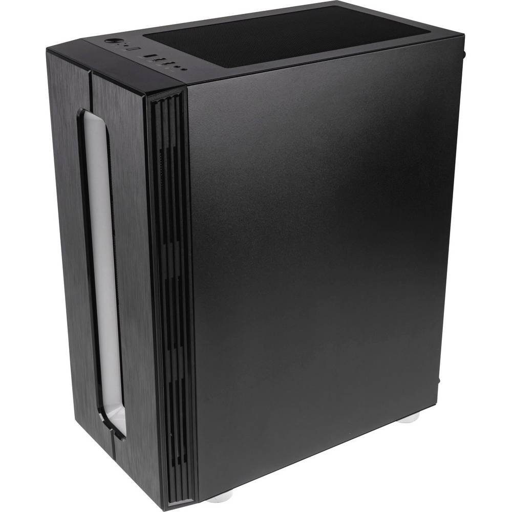 Kolink PC-Gehäuse Midi-Tower, Tempered Glass NIMBUS RGB, 1 vorinstallierter Lüfter, Integrierte Beleuchtung, Seitenfenster