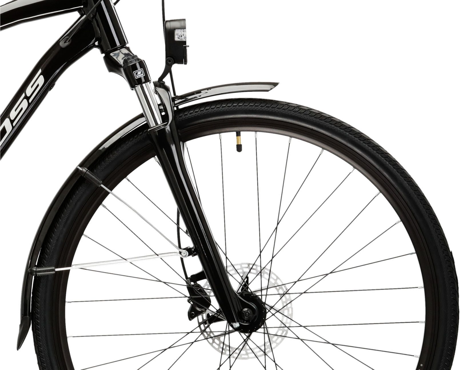 Kross Trekking Bike Trans 4.0 Black, 21 Gears, 21-Speed ​​Shimano ACERA M3020 Derailleur, Derailleur Gears