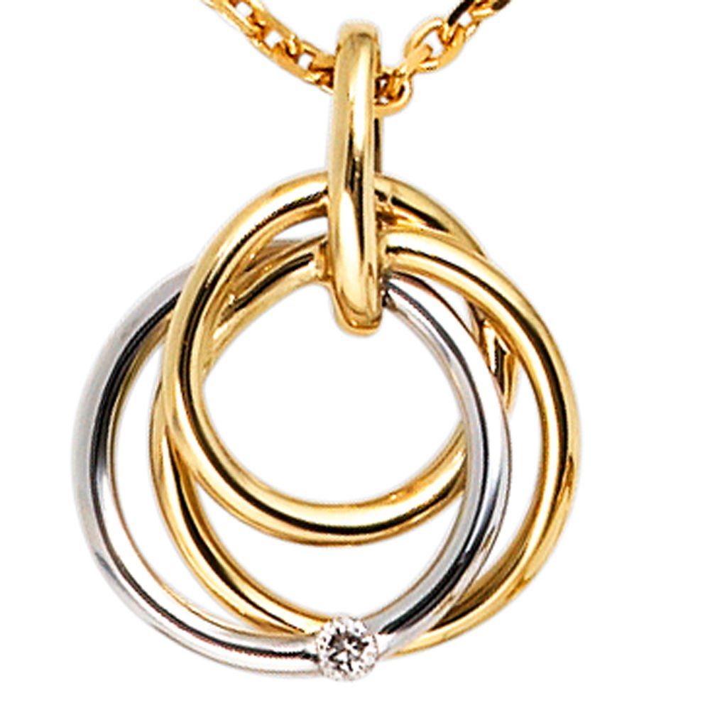 Schmuck Krone Kettenanhänger Anhänger 3 Ringe günstig online kaufen