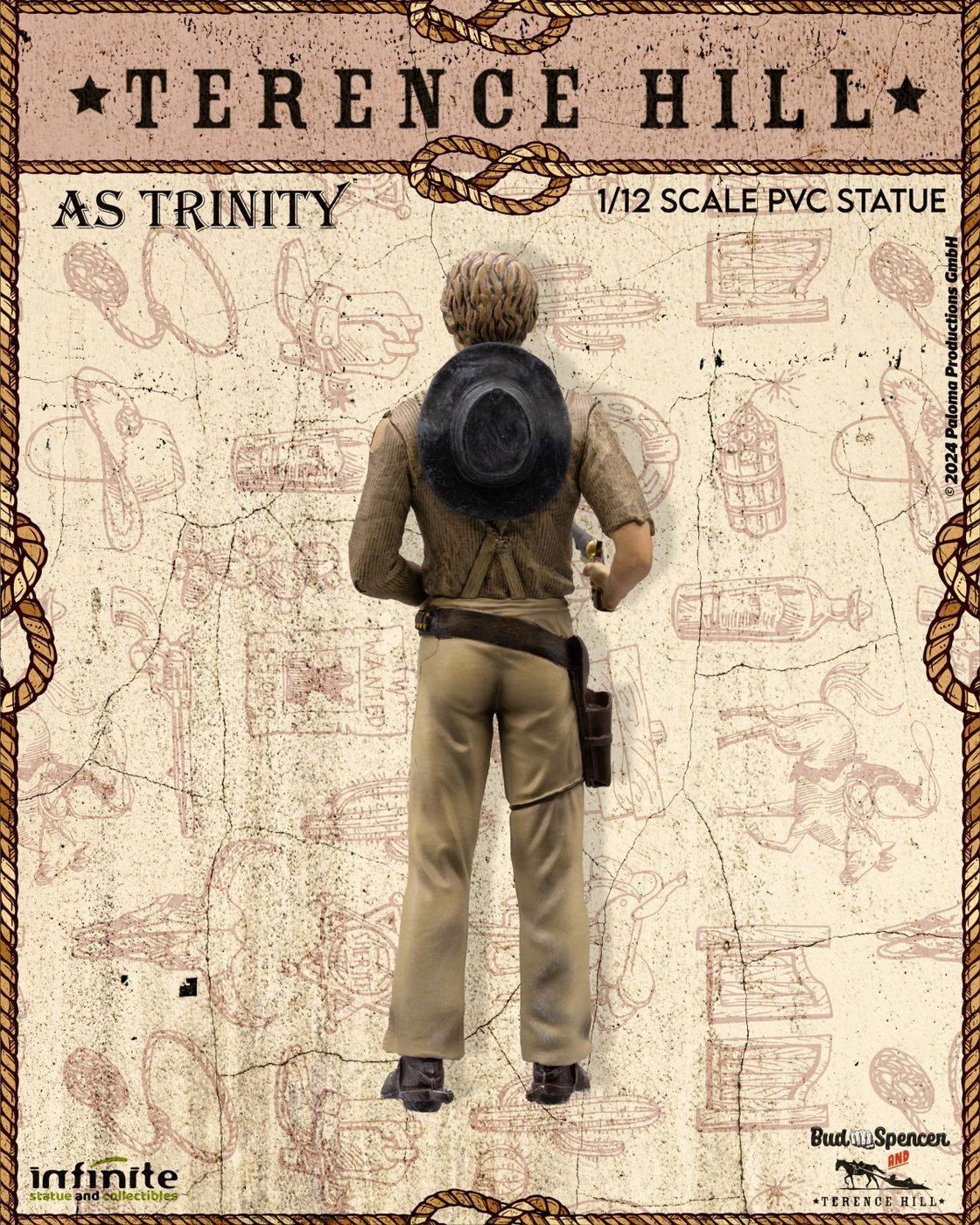 Infinite Statue Merchandise-Figur Terence Hill as Trinity 1/12 PVC 15cm