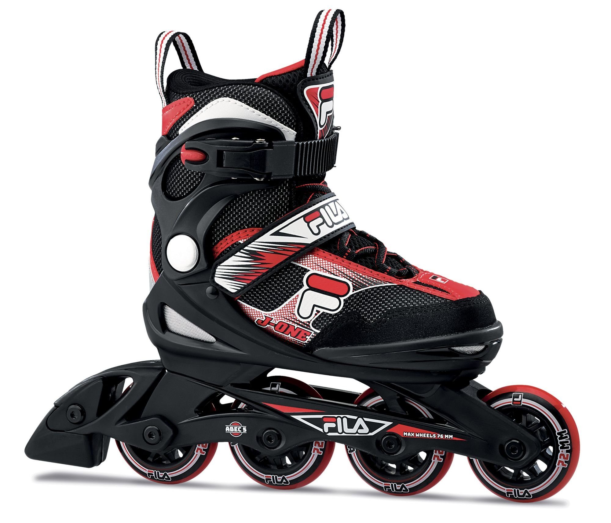 Fila Skates Inlineskates, (1-St), Inline Skate J-One, Jungen verstellbar Größe L Größe 36-40