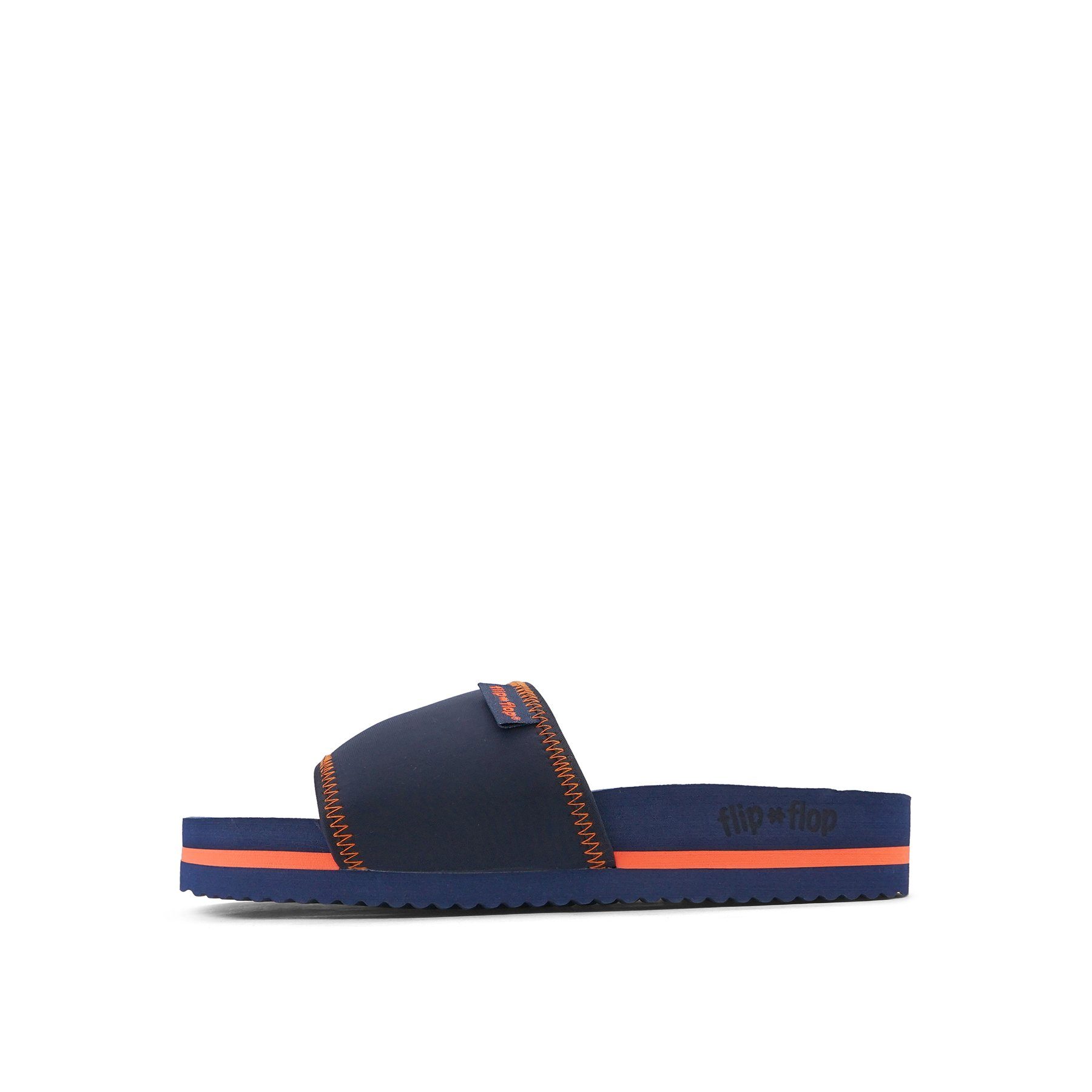 Flip Flop nachtblau pool*neoprene Badesandale / orange