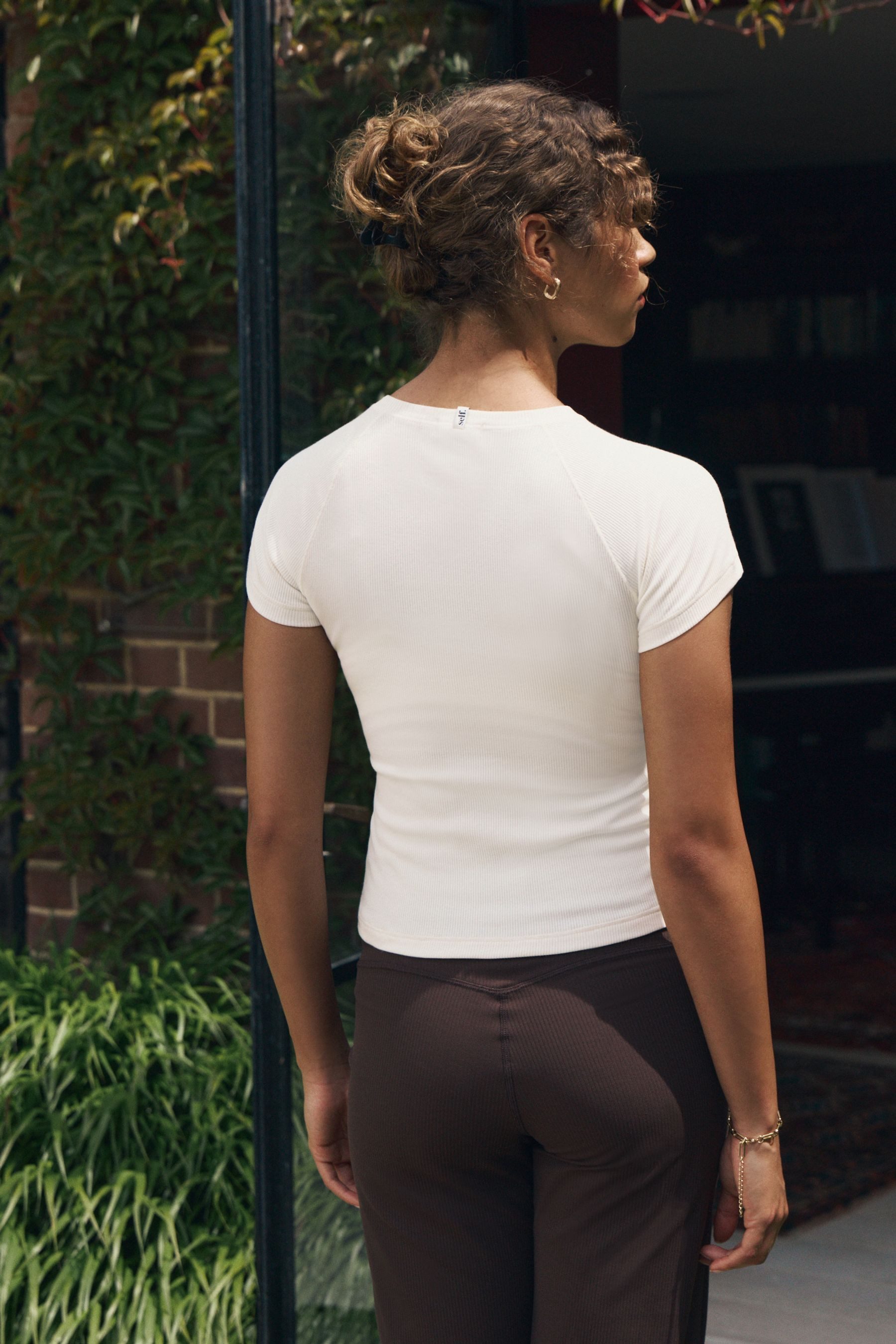 self T-Shirt Self. Enges, geripptes T-Shirt günstig online kaufen