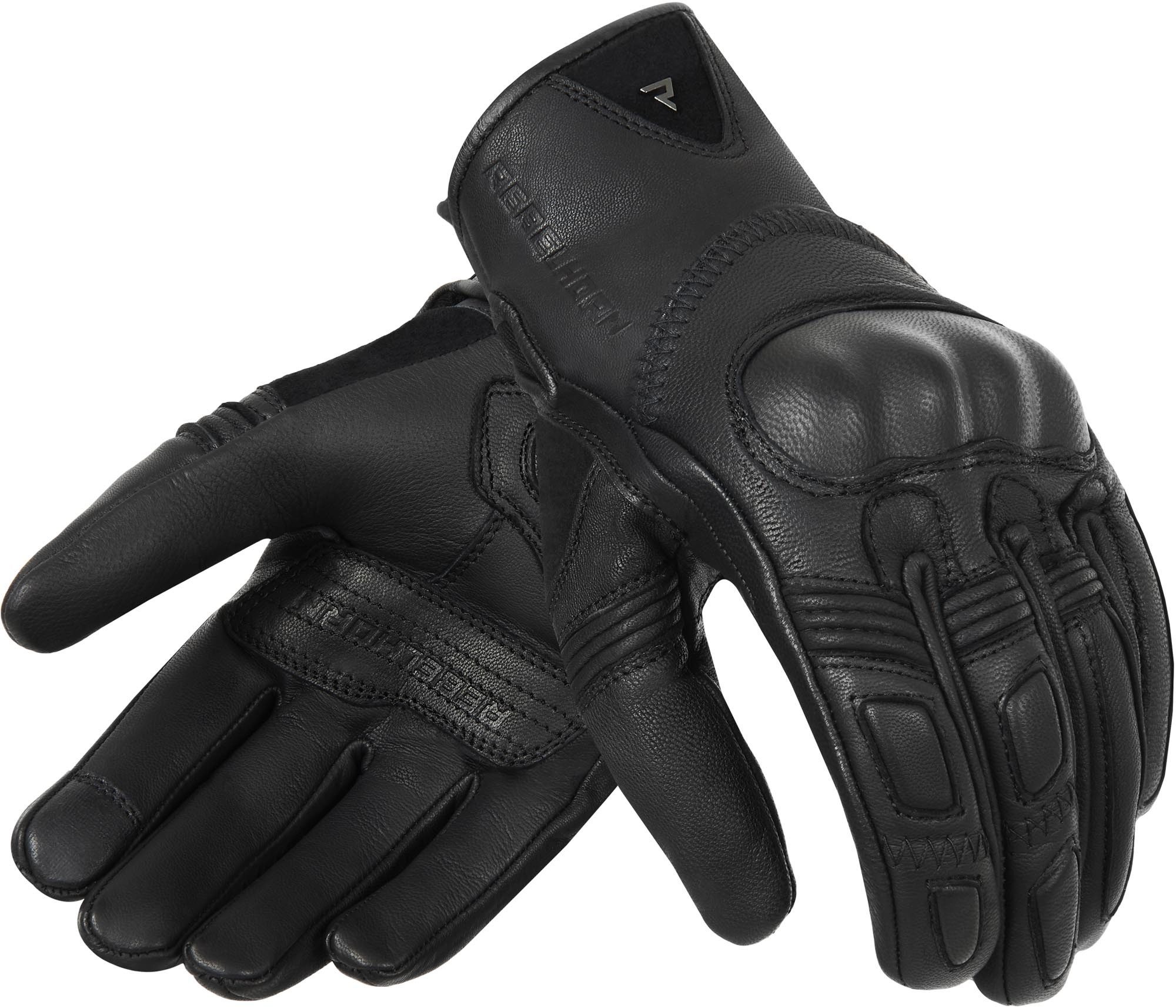 Rebelhorn Motorradhandschuhe Thug II Damen Motorrad Handschuhe kurze Stulpe,Touchscreenbedienung möglich