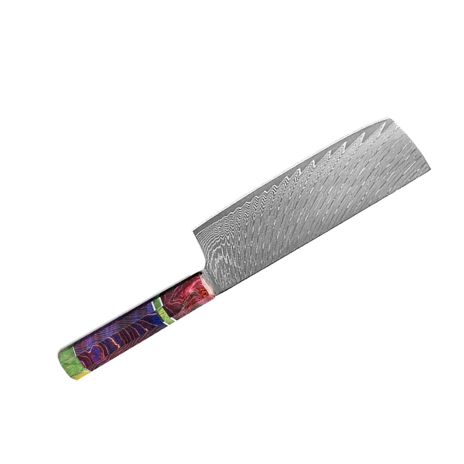 Cleaver Muxel Kochmesser Messer Hackbeil Damaskus Küchenmesser, das und Metzgermesser
