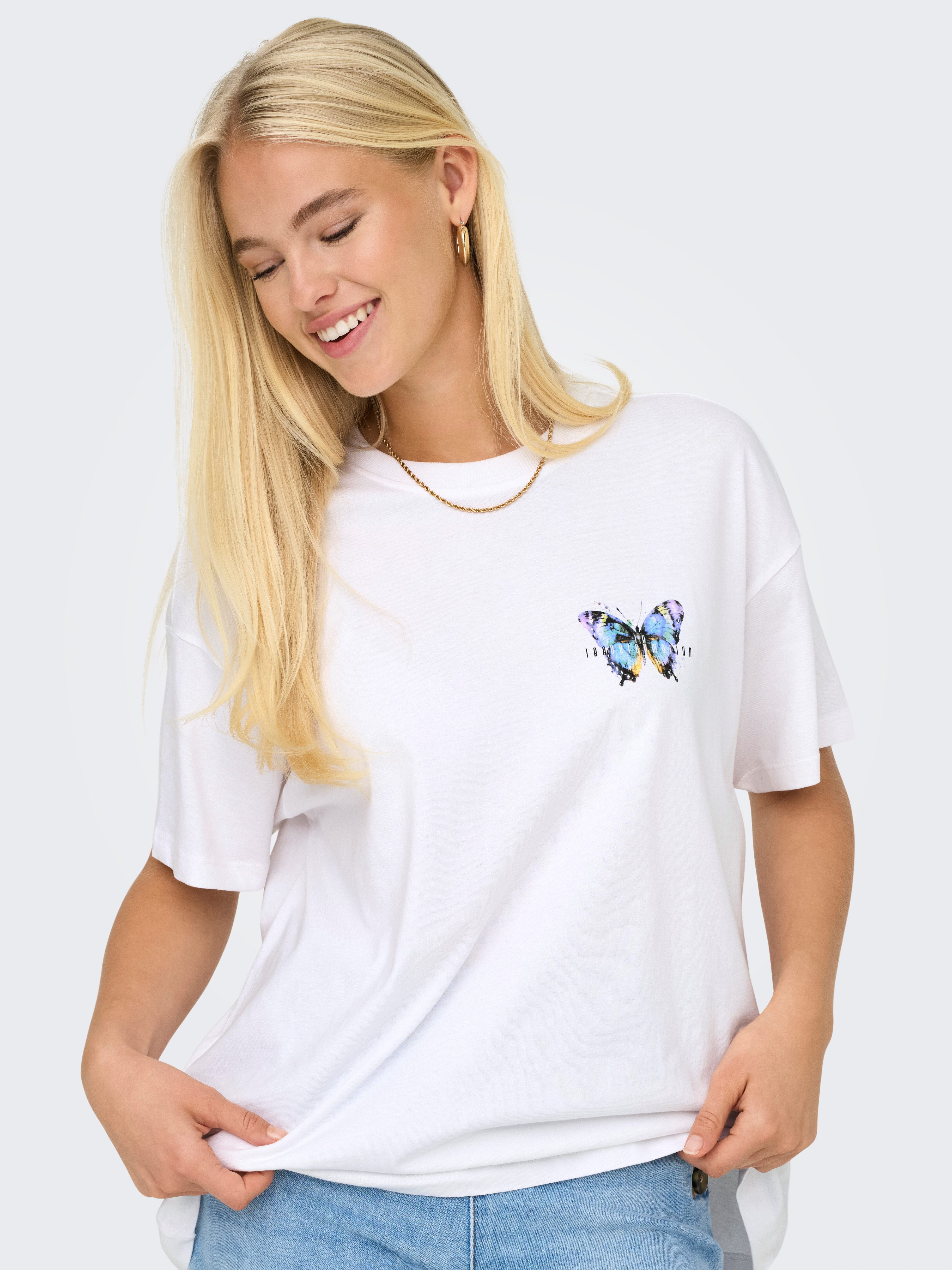 ONLY Kurzarmshirt ONLVIVVI LIFE S/S LOVELY günstig online kaufen
