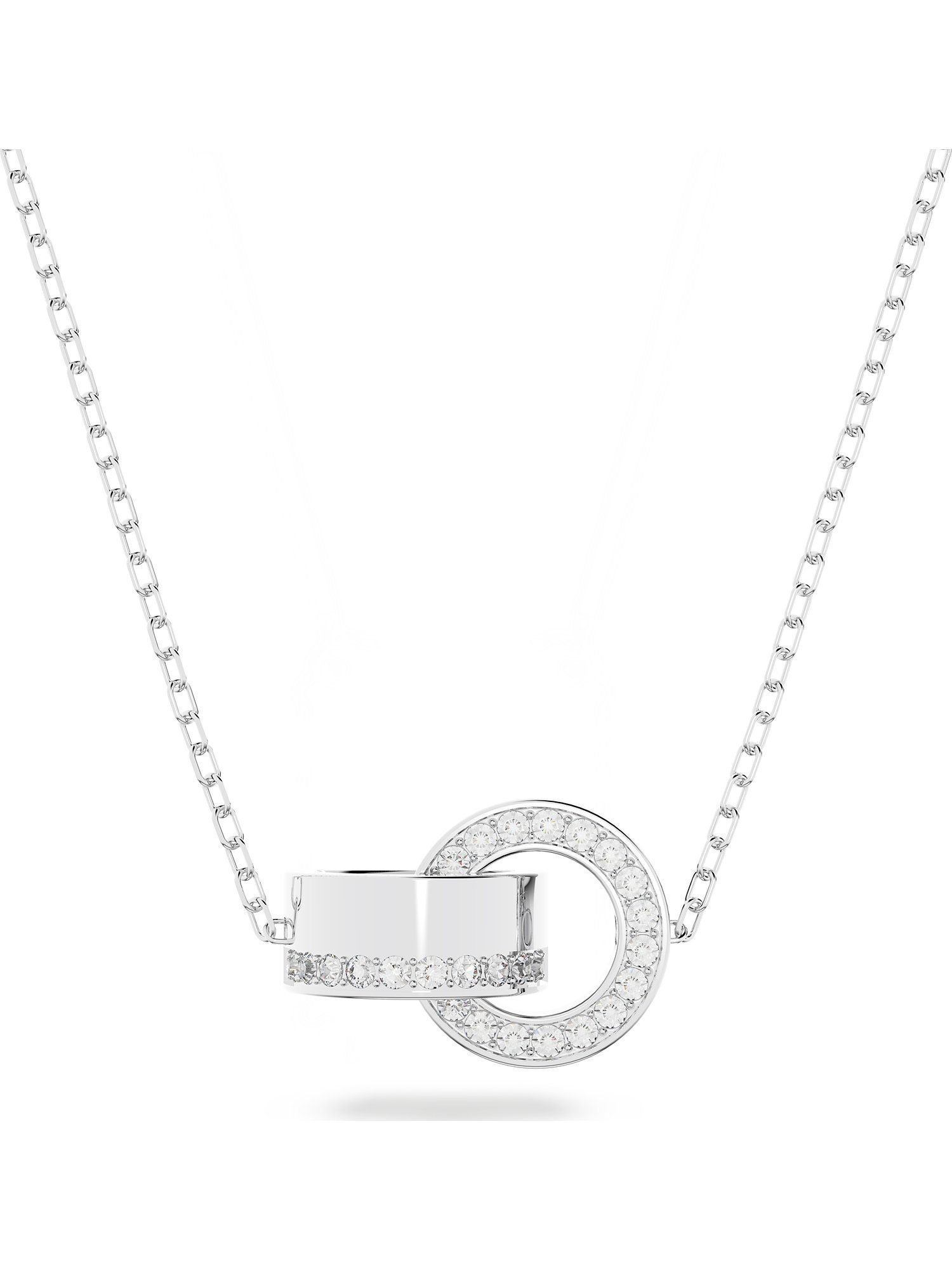 Collier Swarovski Damen-Kette Metall Swarovski-Kristall