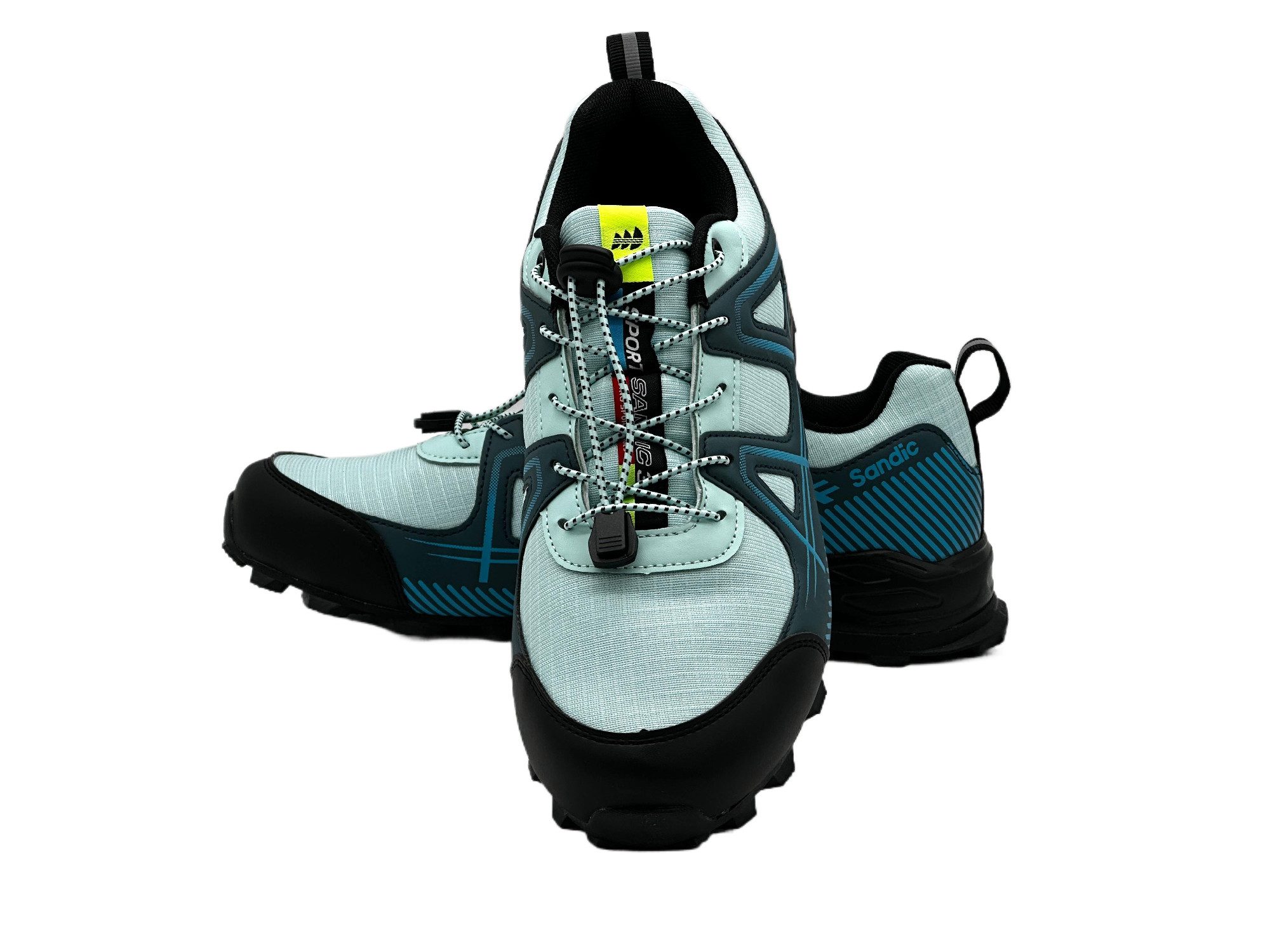Nowaland Wanderschuhe multifunktionaler Outdoorschuh Trekkingschuh Schnellverschluss, Atmungsaktives Mesh, Stoßdämpfende Sohle