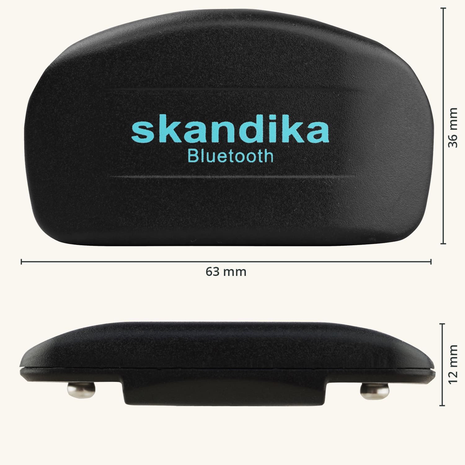 Skandika Brustgurt Pulsmesser Bluetooth, Herzfrequenzmesser für Sportgeräte, Pulsmessung, Herzfrequenzmesser für Sportgeräte
