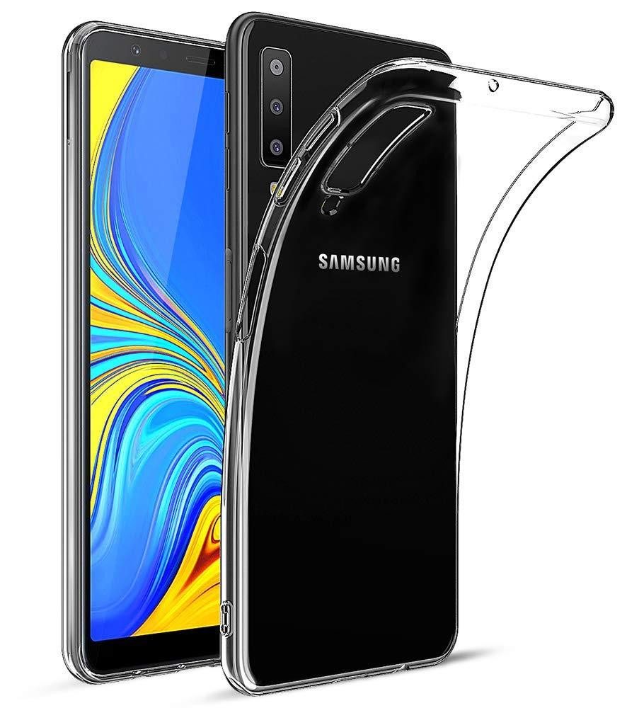 CoverKingz Handyhülle Hülle für Samsung Galaxy A7 (2018) Handyhülle Silikon Case Cover