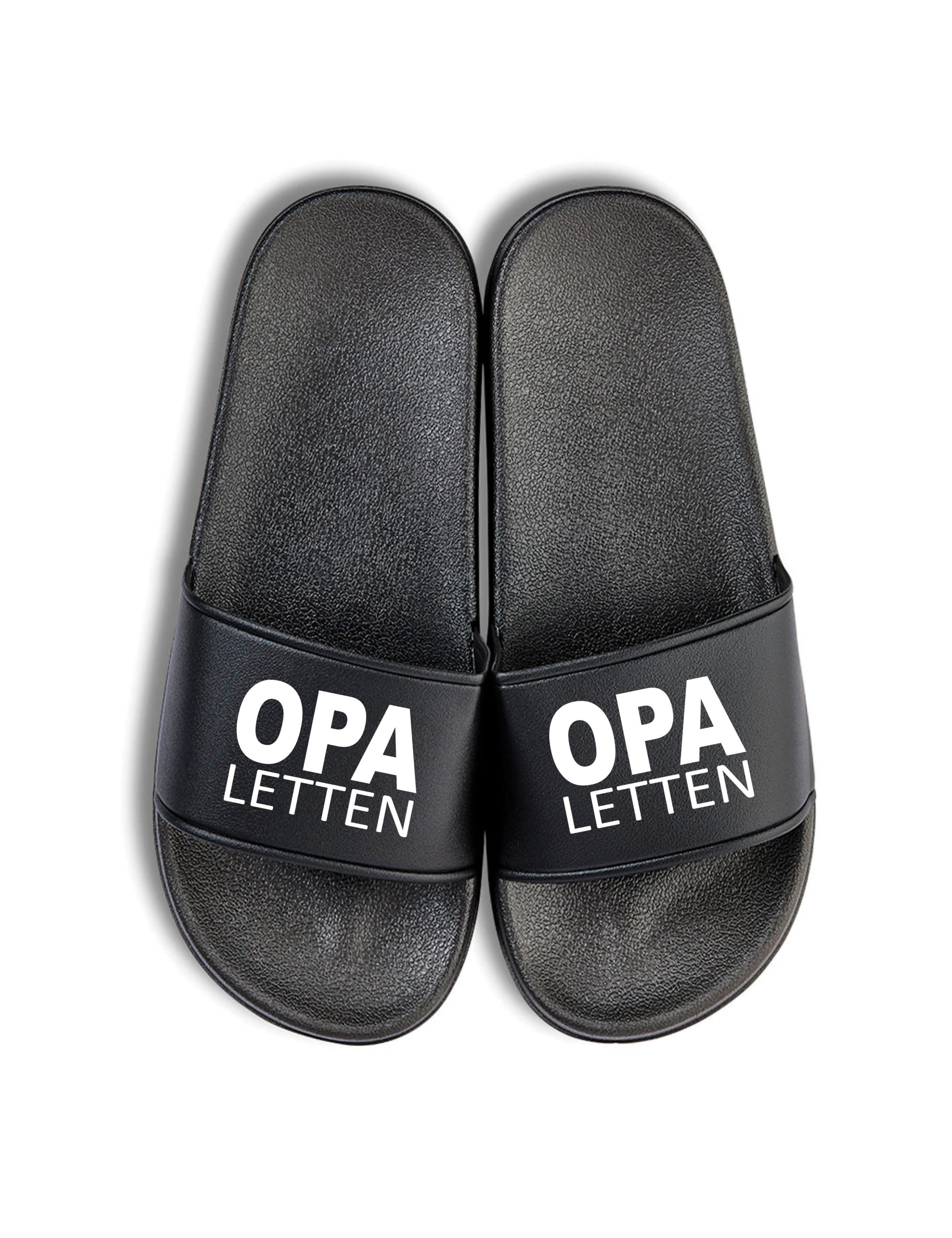 Youth Designz Herren Badelatschen "Opa Letten" Fun-Print lustig Geschenk St günstig online kaufen