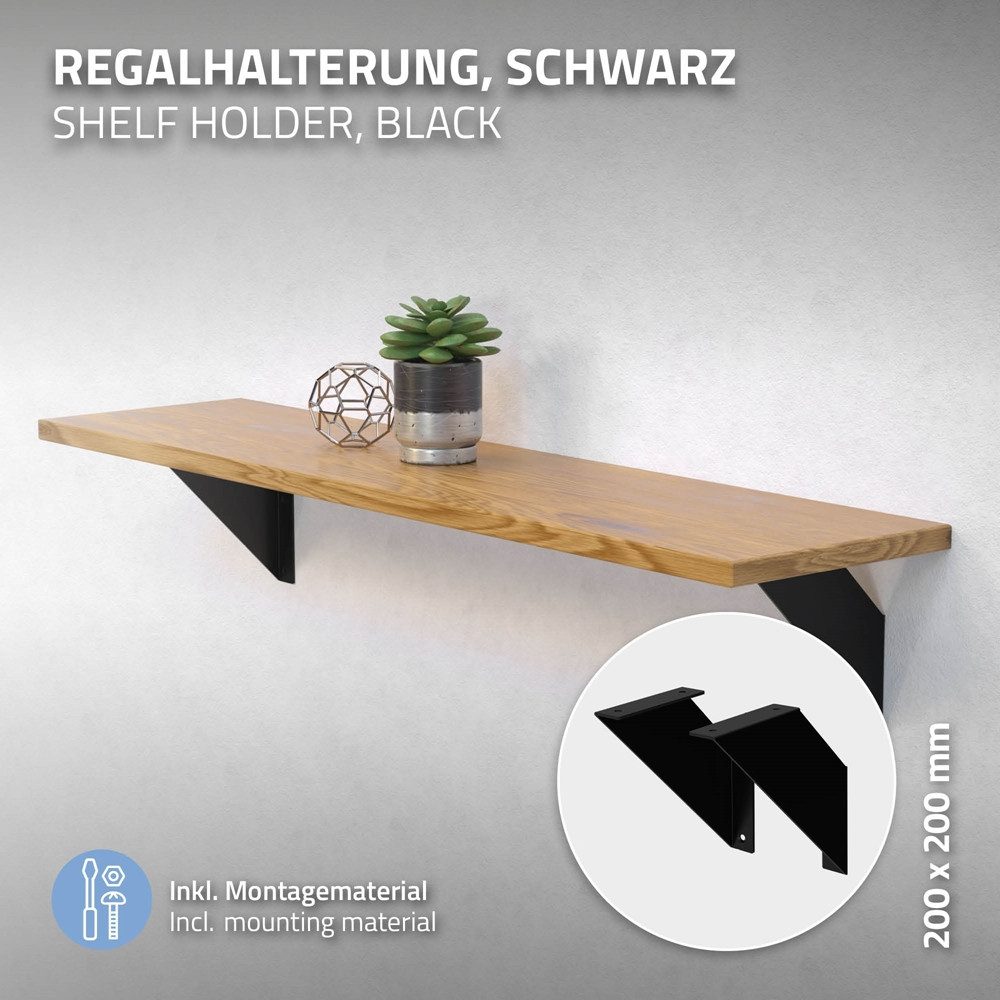 ML-DESIGN Wandregalhalter Regalhalterung aus Metall, dreieckige günstig online kaufen