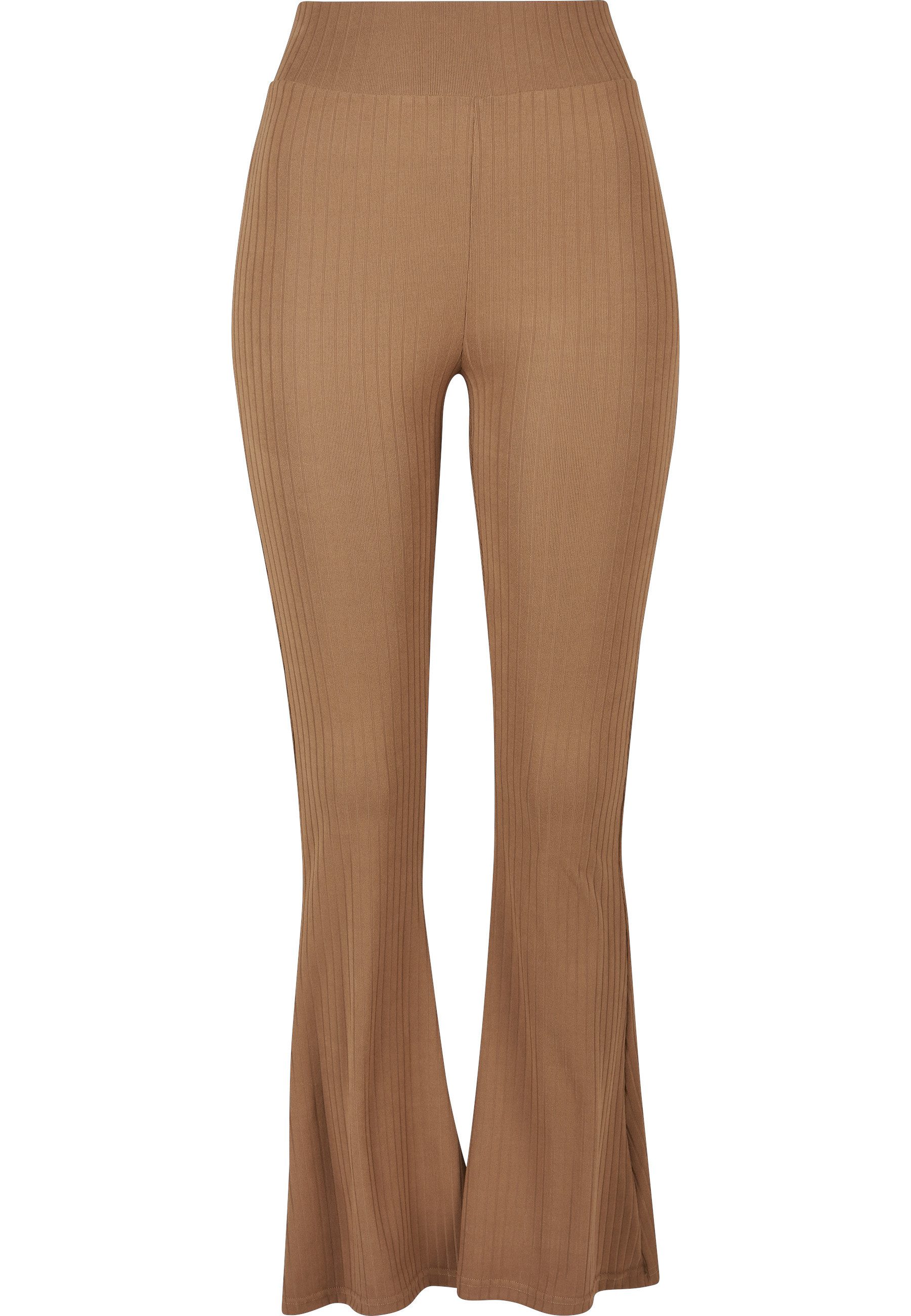 Leggings Urban Classics Damen Ladies High Waist Rib Flared Leggings