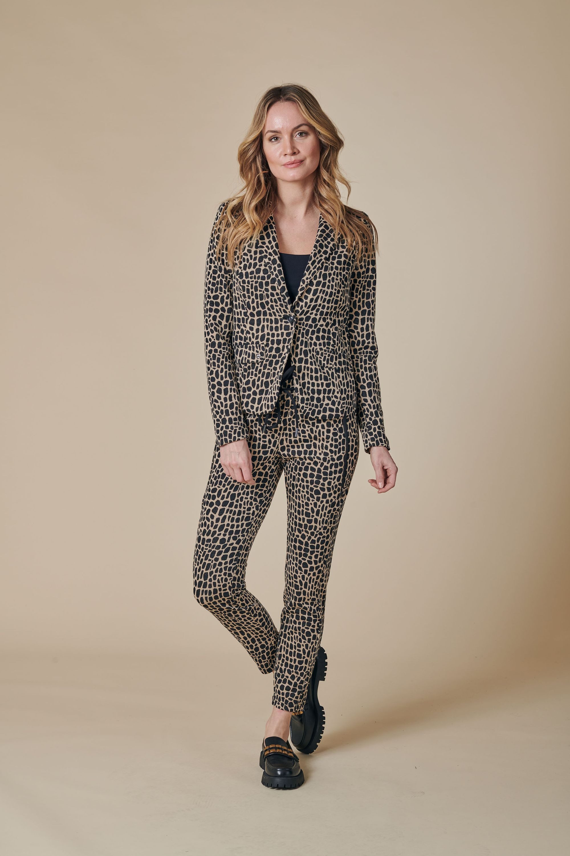 Zhrill Jackenblazer Blazer ZHBETSY ANIMAL Schwarz günstig online kaufen