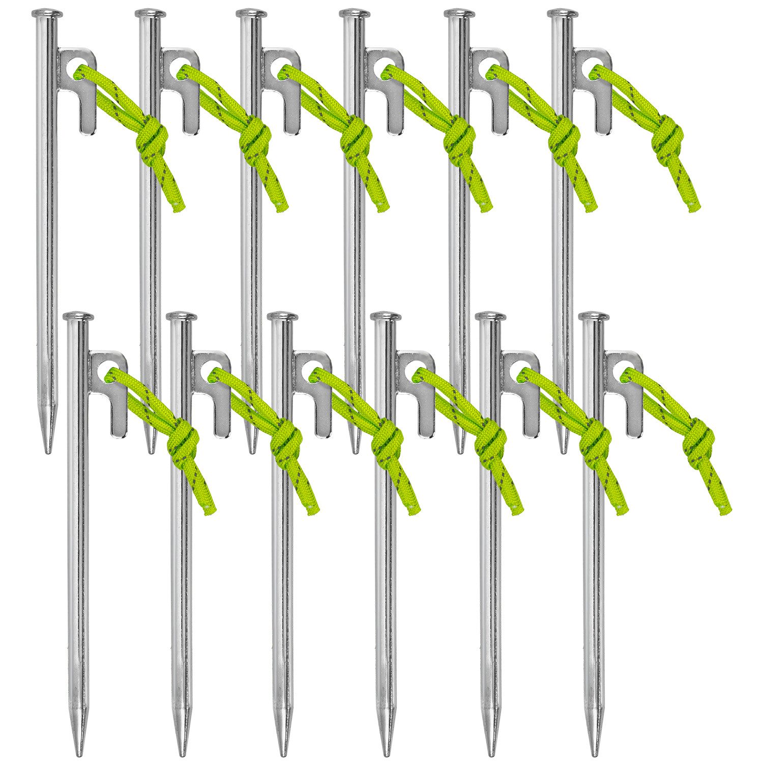 Moritz Zelthering Zelthering 12 Stk. 20 cm mit P-Haken, (12-St)