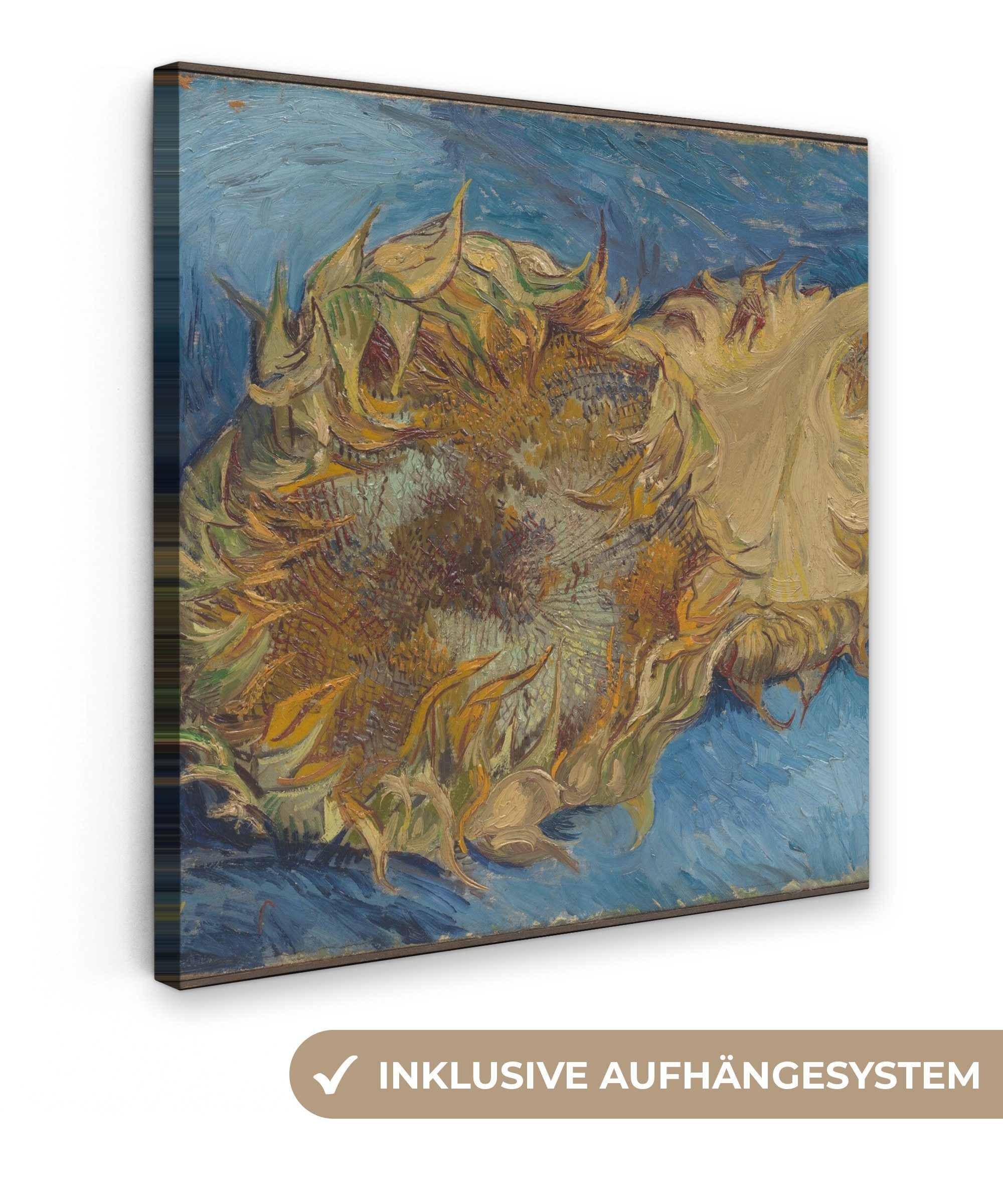 OneMillionCanvasses® Leinwandbild Sonnenblumen - Vincent van Gogh, Fotodruc günstig online kaufen