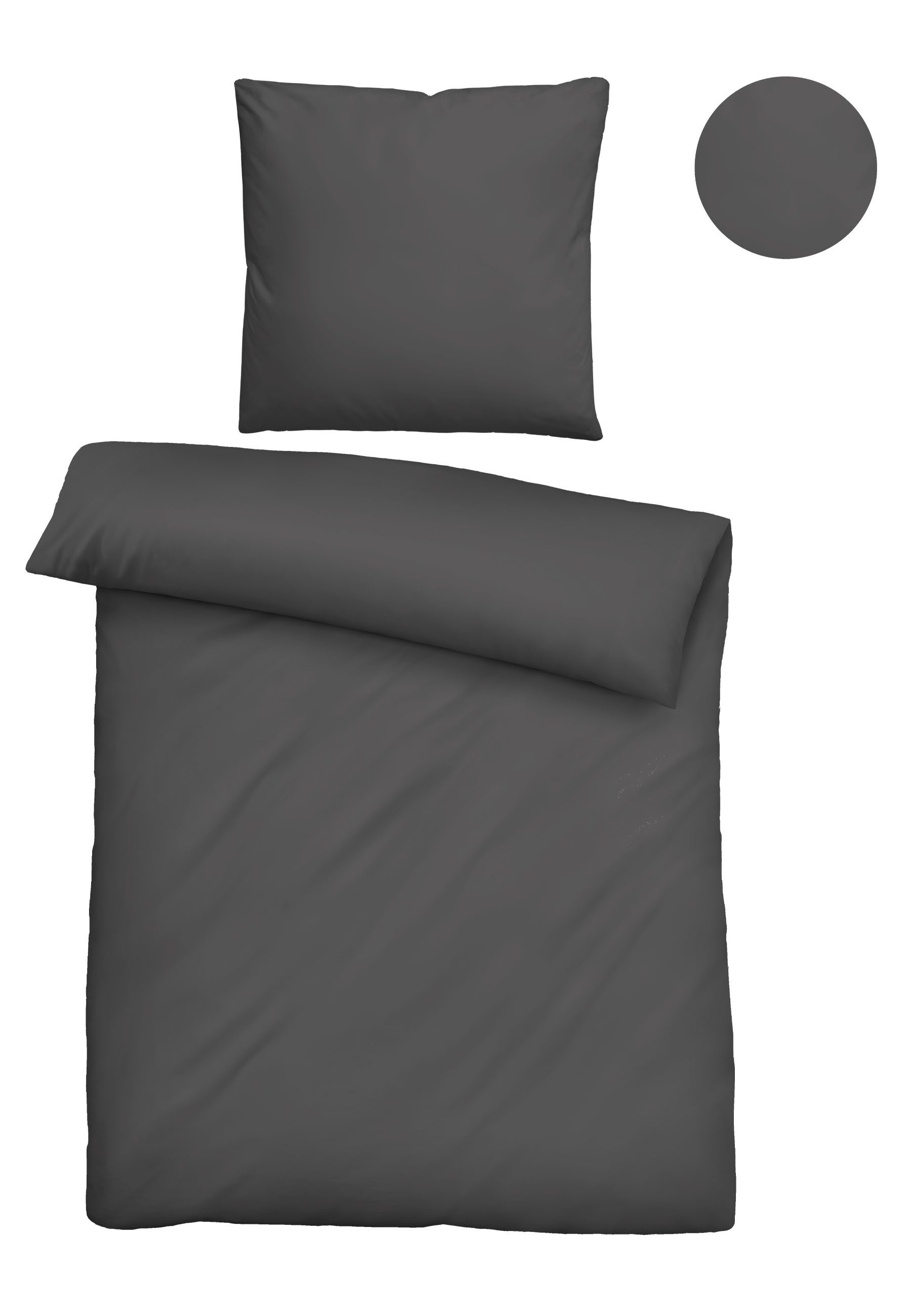 Biberna Bettwäsche 0470500, hochwertige TENCEL Qualität, Lyocell, 2 teilig, natürlicher Rohstoff, schnelltrocknend, angenehm weich, atmungsaktiv