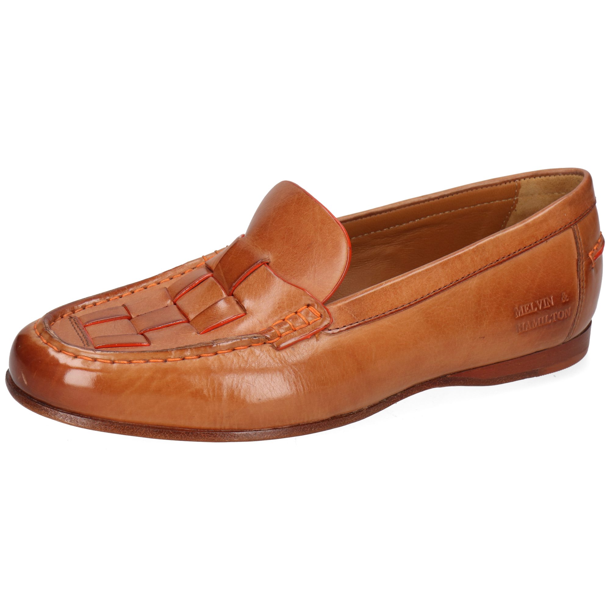 Melvin & Hamilton Julietta 4 Leder-Loafers für Damen Loafer Flache Absätze, Echtes Leder, Vegetabile Gerbung