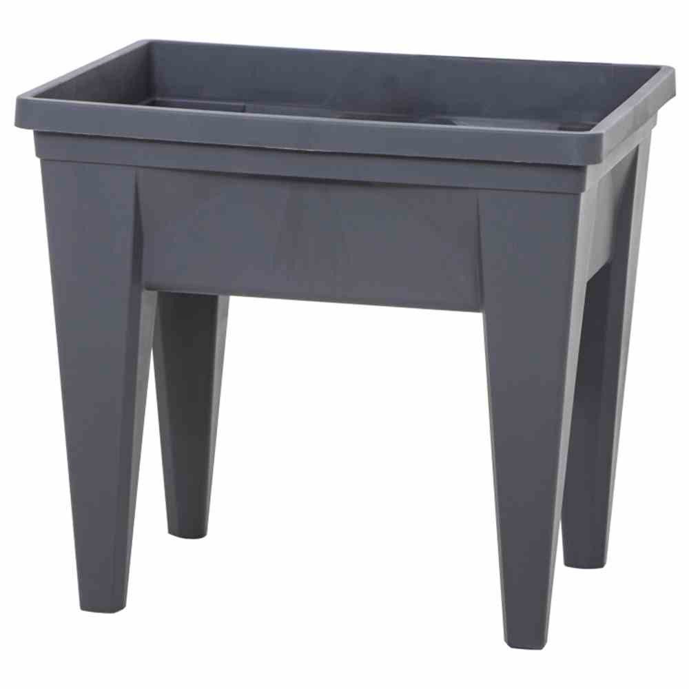 EDA Hochbeet Hochbeet MAX anthrazit 75,6 x 55,6 x 68cm - 85 Liter, Ideal für Gemüse, Kräuter & Zierpflanzen