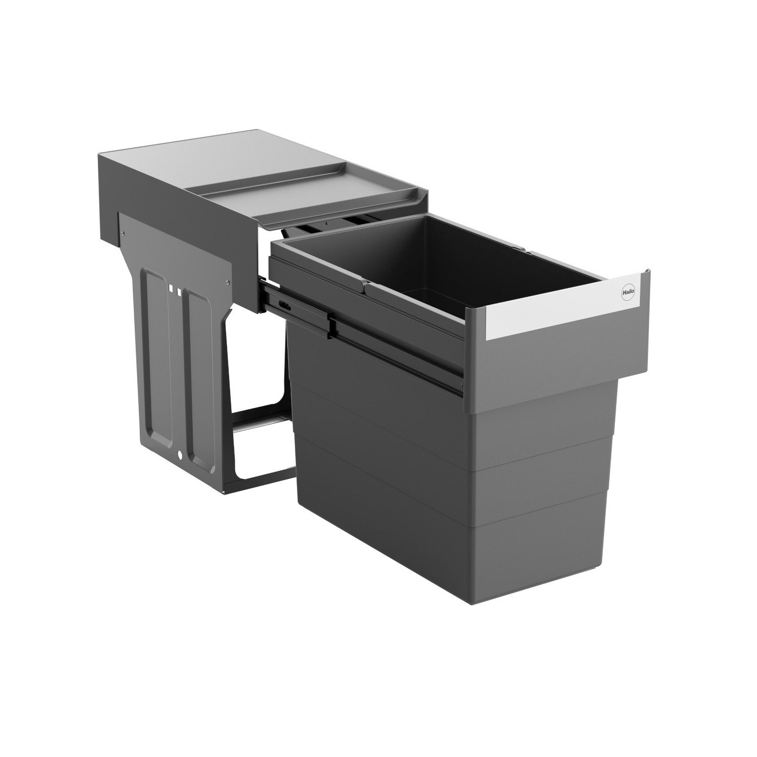 Hailo Einbaumülleimer Hailo Abfallsammler 3666911 Einbau SingleBox 28 Liter