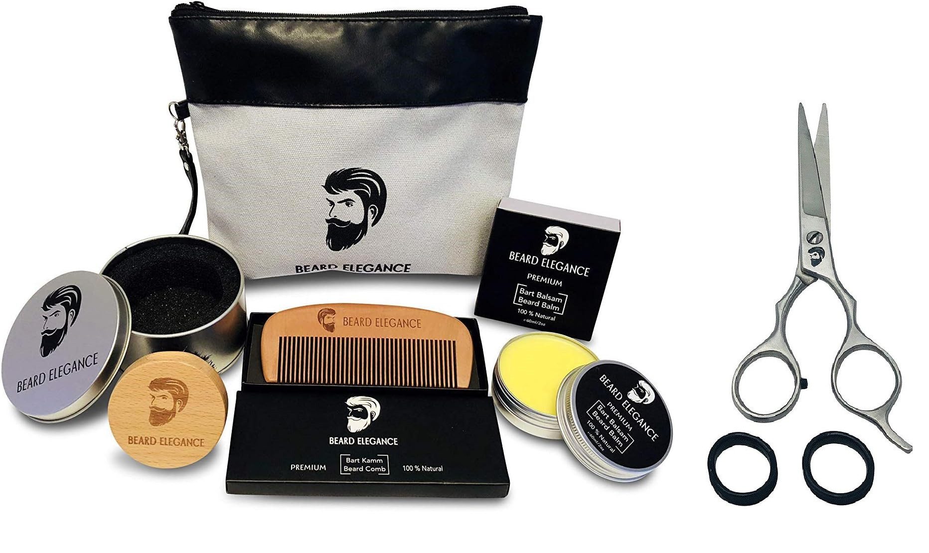 Rungassi Bartstyling-Set BEARD ELEGANCE Bartpflege-Set "Smooth-Style" - Premium mit