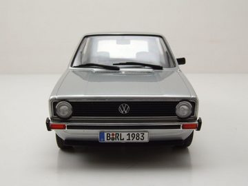 Solido Modellauto VW Golf 1 L 1983 silber Modellauto 1:18 Solido, Maßstab 1:18