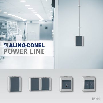 Aling Conel Schalter Power Line Aufputz-Taster, IP 44