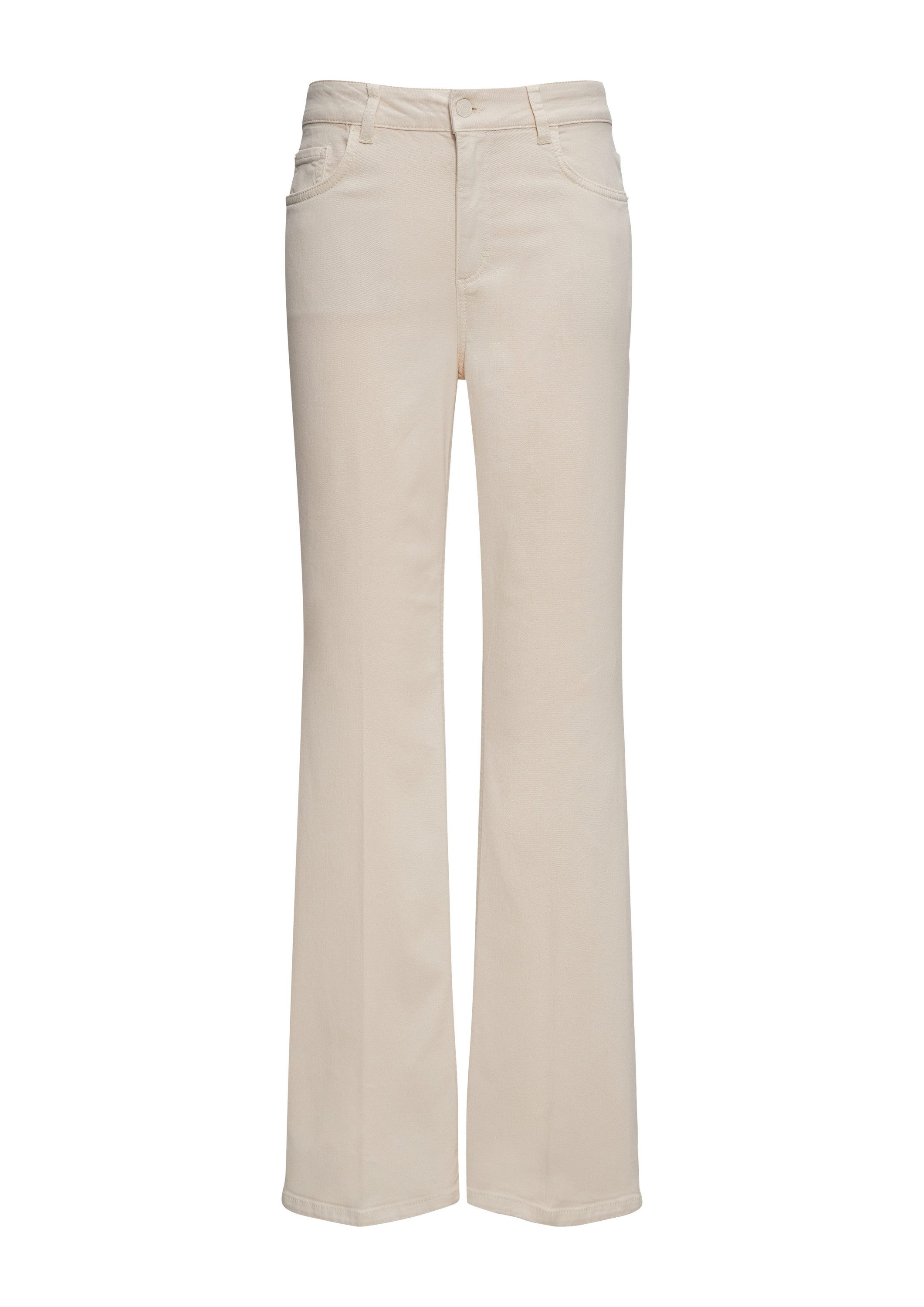 comma Chinos Hose Twill-Hose mit Flared günstig online kaufen