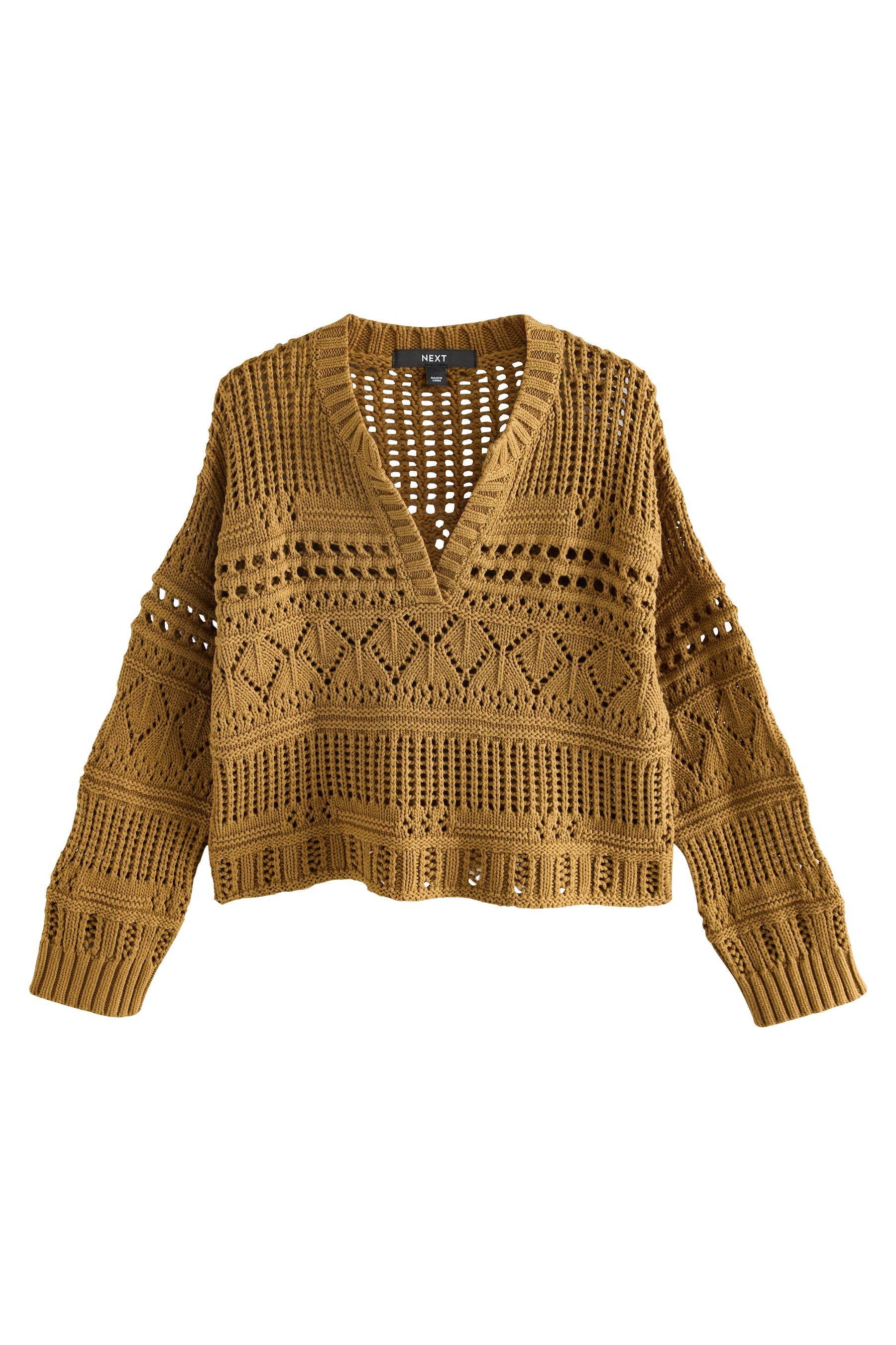 Next V-Ausschnitt-Pullover Langarm-Pullover mit V-Ausschnitt und günstig online kaufen