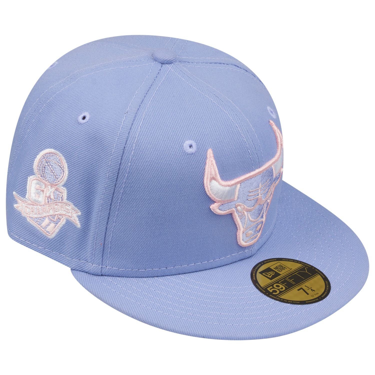 lavendel 59Fifty Bulls Chicago Era New Fitted Cap