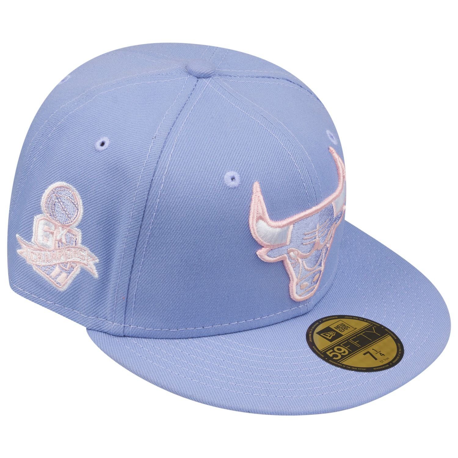 New Era Fitted Cap 59Fifty Chicago Bulls lavendel