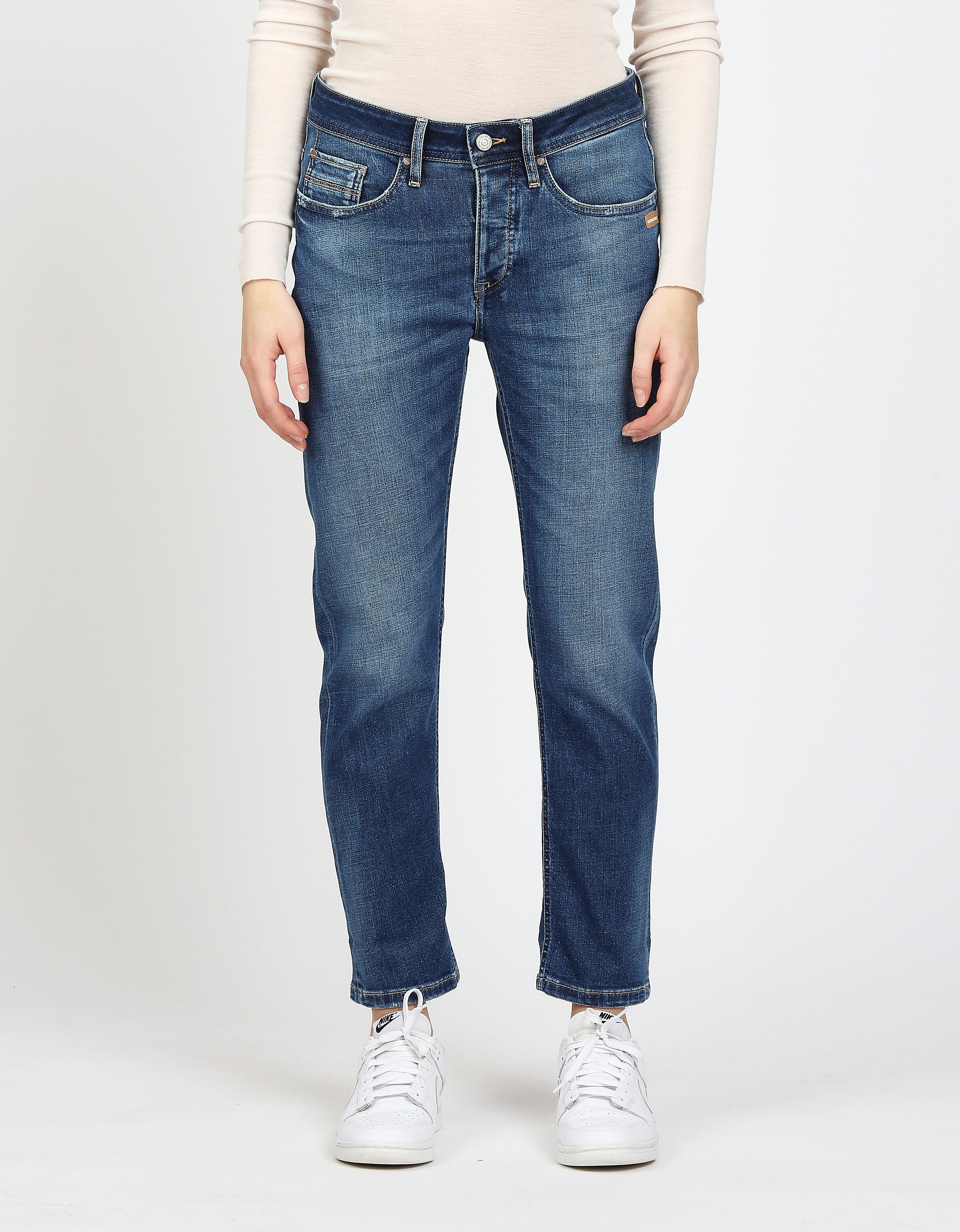 GANG Boyfriend-Jeans 94NICA CROPPED mit geraden und verkürzten Beinverlauf günstig online kaufen