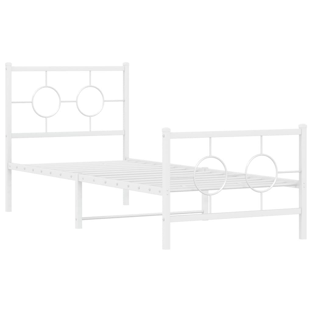 vidaXL Bett Bettgestell mit Kopf- und günstig online kaufen