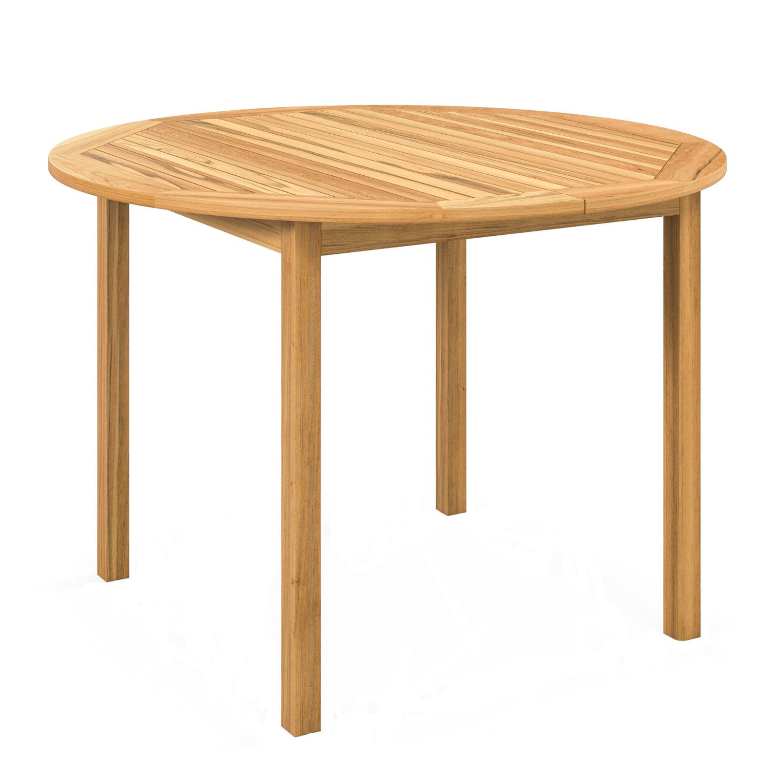 COSTWAY Gartentisch, rund, Esstisch 4 Personen, günstig online kaufen