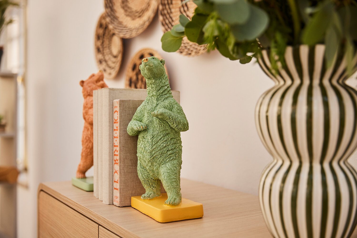 Kare Design Buchstütze Bear Party (Set, 2 St), aus Polyresin