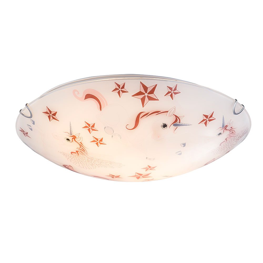 GLOBO LIGHTING Deckenleuchte, Leuchtmittel nicht inklusive, Glas Decken Leu günstig online kaufen