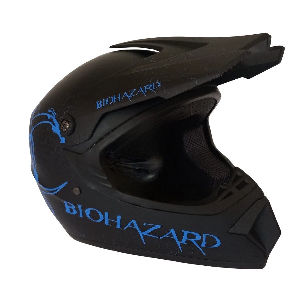FunSport-Factory Motocrosshelm BioHazard Kinder Crosshelm Motocross Helm Kinder Motorradhelm Offroad