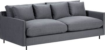 ATLANTIC home collection 3-Sitzer, Sofa, skandinvisch im Design, extra weich, Füllung mit Federn