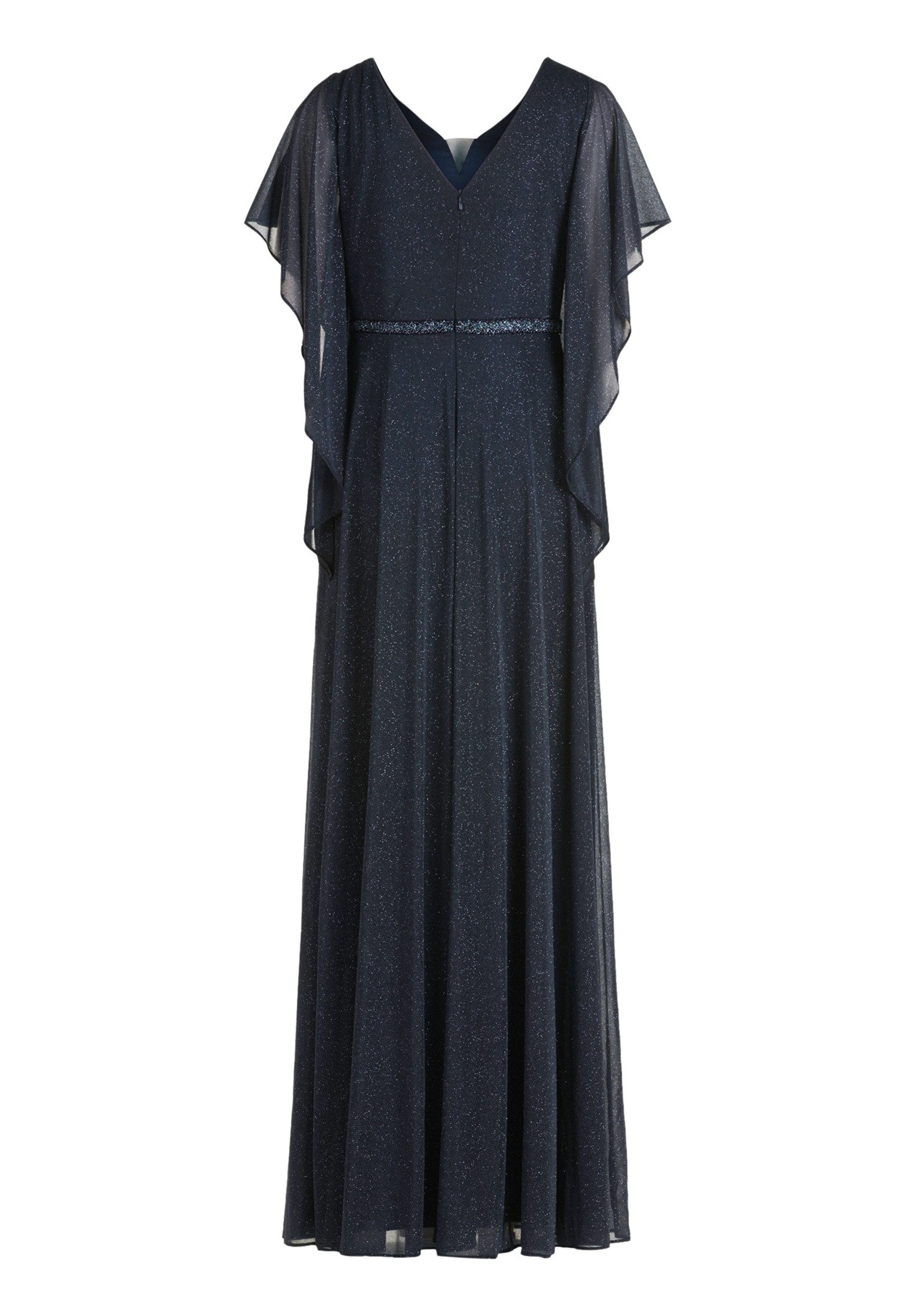 Vera Mont Abendkleid Damen im Glitzer-Look Falten